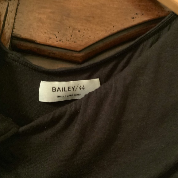 Bailey 44 Black Draped Top 🇺🇸 Small - Picture 2 of 16